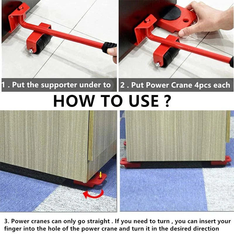 Heavy Duty Furniture Mover & Lifter Set – Move Heavy Items Effortlessly
