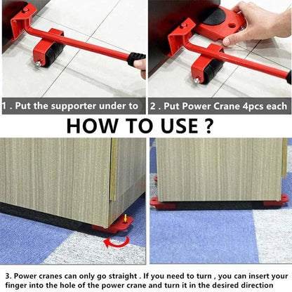 Heavy Duty Furniture Mover & Lifter Set – Move Heavy Items Effortlessly